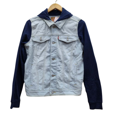 Levi Strauss & Co. Womens Size 16 Hooded Jacket Blue (13)