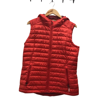 Kathmandu Womens  Size 14 Duck Down Puffer Vest Jacket Red 