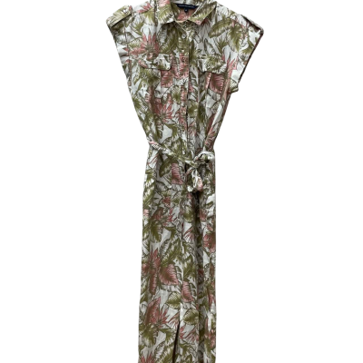 French Connection Womens  Size 8 Short Sleeve Jumpsuit Floral / Multicoloured 