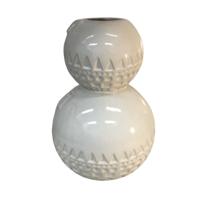 West Elm & Atelier Stella White Vase 23 x 19cm