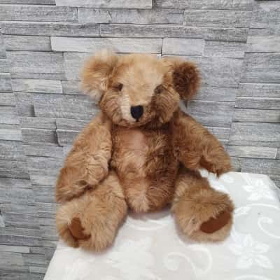vintage teddy bear swivable arms and legs