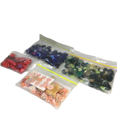 Assorted Coloured Buttons as pictured