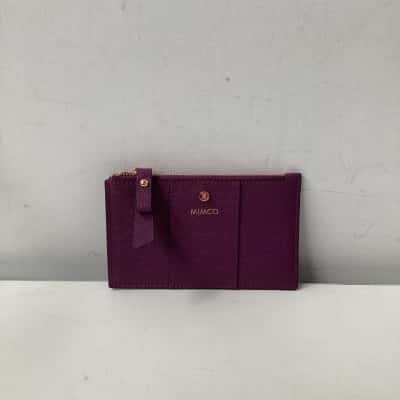 Mimco Womens Purse Purple 