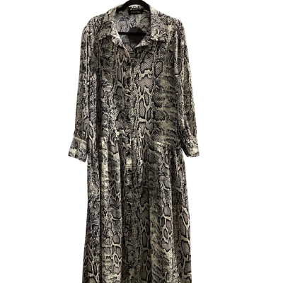 Serafina Womens  Size L Long Sleeve Dress Animal print  RRP $69.95