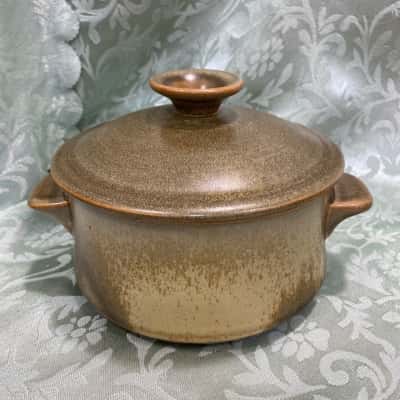 Vintage Temuka Pottery Casserole Dish