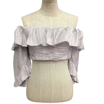 Alémais Silk Blend  Size 12 Bralette Ice Lilac