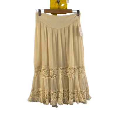 BNWT Free People Womens Skirt Size XS Cream 