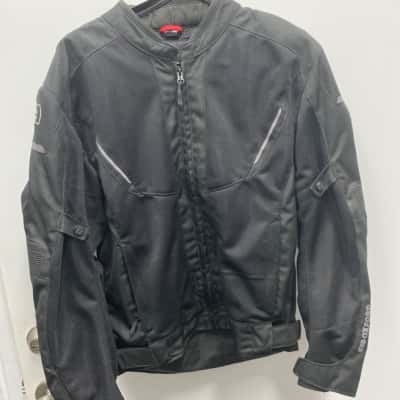 Oxford Mens  Size L Biker Black  