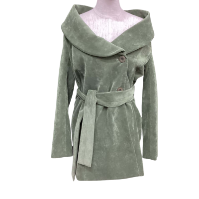 Privilege Corduroy  Size 12 Winter Coat Green 