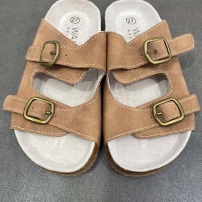 Walnut Melbourne Kids Sandals Size 27 Brown