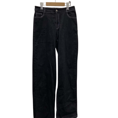 Peppermayo Womens  Size 10 High-Waisted/ Wide Leg Jeans Navy Blue 