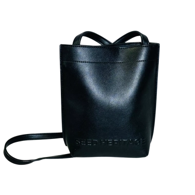 Seed Heritage Cross Body Bag Black  
