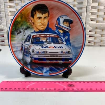 Peter Brock Bathurst 1987 winner VL Holden Commodore Bradford exchange Plate
