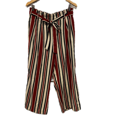 Zara Trafaluc Collection zaraWomens Pants Size L Brown / Striped 