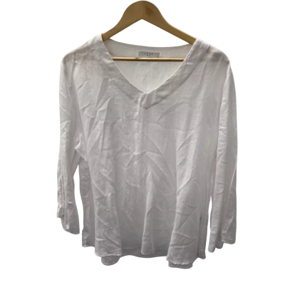 Jump Womens  Size 16 Long Sleeve Shirt / Workwear Top White 