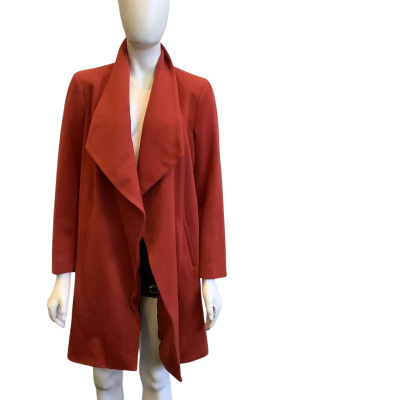 The Ark Women's Size M Wool Open Jacket Red 