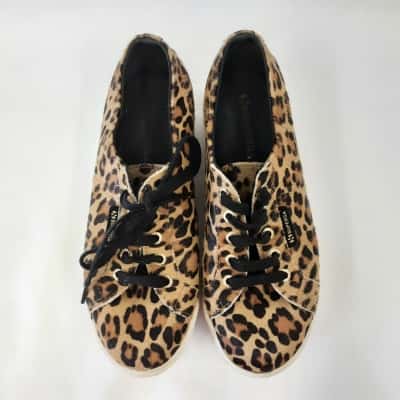 Superga Womens  Size 7.5 Sneakers Animal print 