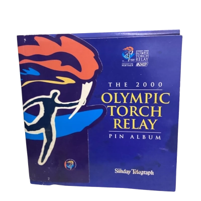 2000 Olympic Torch Relay Pin Album x 2