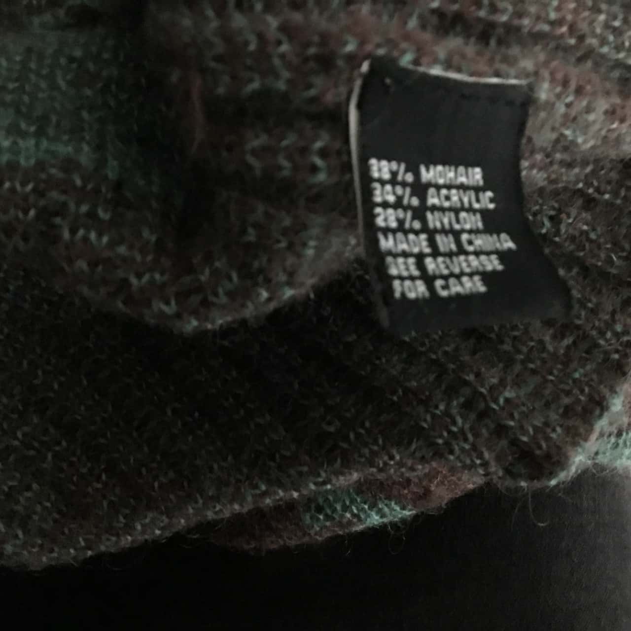 Sportsgirl Green Patterned Jumper Size L(s)