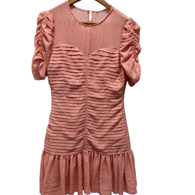 Seed Womens  Size 10 Midi Dress Pink  / Yellow 