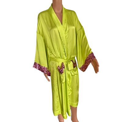 Peter Alexander Women's Size M/L Gown Green / Pink  