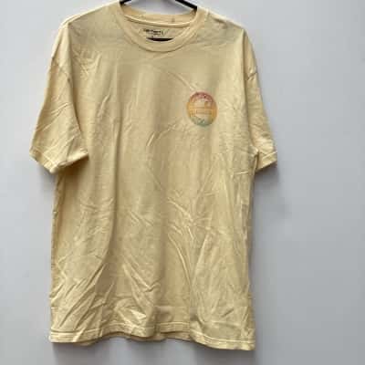 Carhartt Mens Tee Yellow Size L