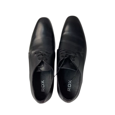 RDX Mens Benji Lace Up Shoe Size 10 Black  rrp$159.99