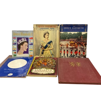 Collection of 6 Vintage Books - Queen Elizabeth II