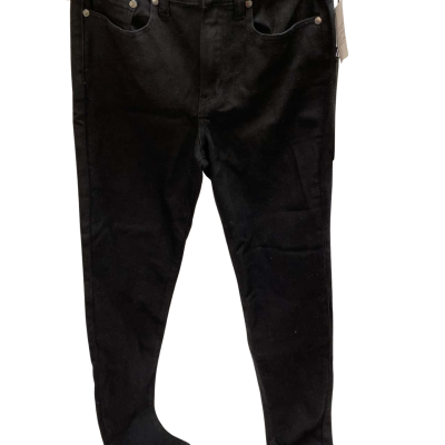  Womens DG2 Diane Gilman Size 10 Slim Fit Black Jeans   