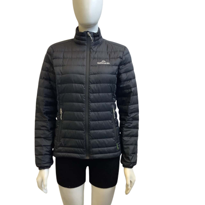 Kathmandu Womens  Size 10 Duckdown 550 Lightweight Puffer Jacket Black