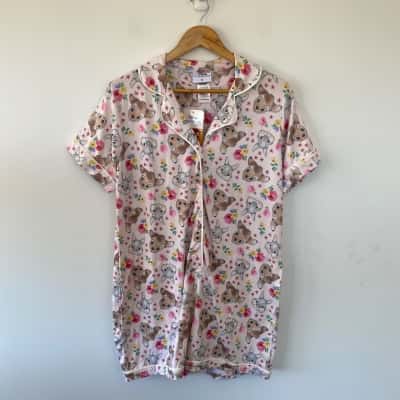 Disney Classics Snow White Pattern Short Sleeve Playsuit PJ Size S