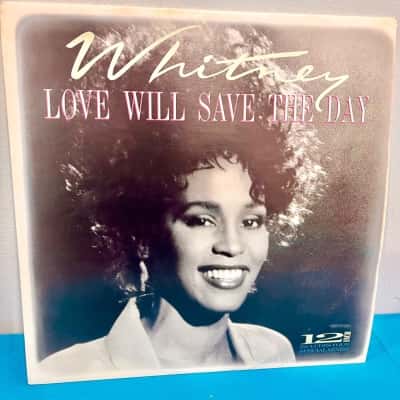 Whitney Houston-“Love will save the Day”12 inch Vinyl Record 