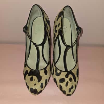 Wittner Womens  Size 38 Heels Animal print 