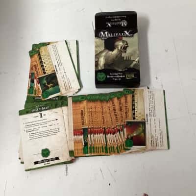 malifaux - resurrectionists (wave 1) -boxed cards 