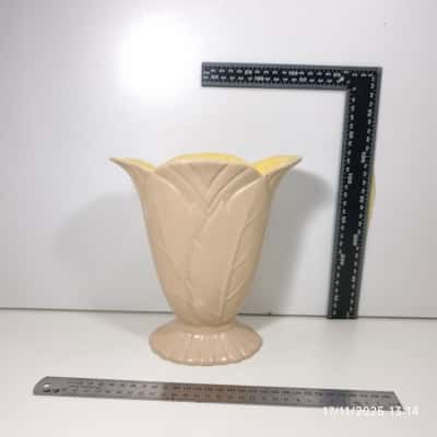 Antique Australian Vase Mantle Salmon Bud Vase 