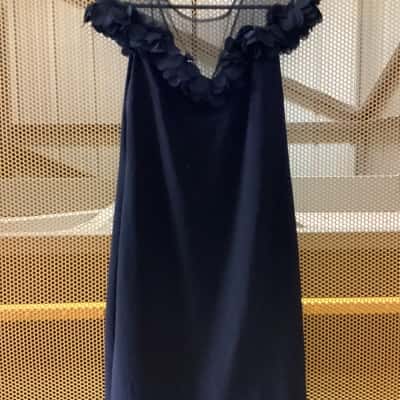 Joseph Ribkoff Womens  Size 14 Floral Dress Black  