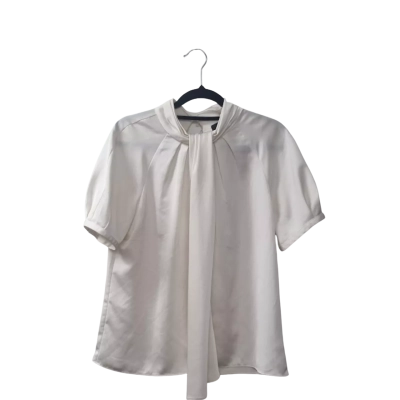 J.Crew Women's Size 8 Short Sleeve Top in Off White 
