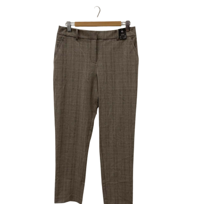 Forever New Womens  Size 10 Casual Pants Checked / Grey 