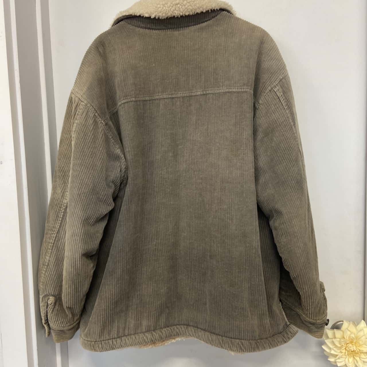 Men's Plus Size Corduroy Sherpa Collar Jacket main image 0
