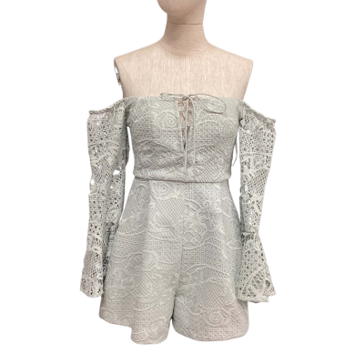 Sheike Womens  Size 8 Playsuit Green 