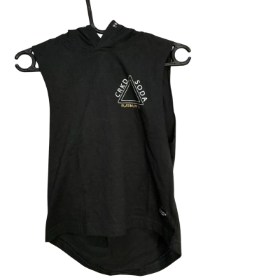 Cracked Soda Kids  Size 18-24m / 2 Hooded Tank Top Black  
