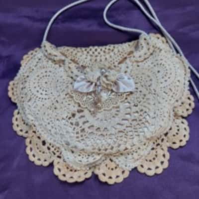 Vintage Lace Evening Bag