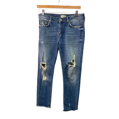 Zadig & Voltaire Women's  Size 27 Distressed Jeans Blue 