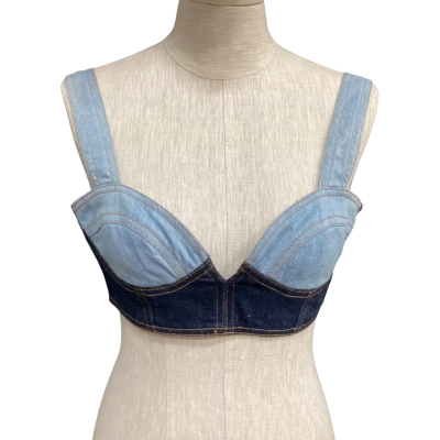 alice McCall Womens  Size 6 Bralette Blue 