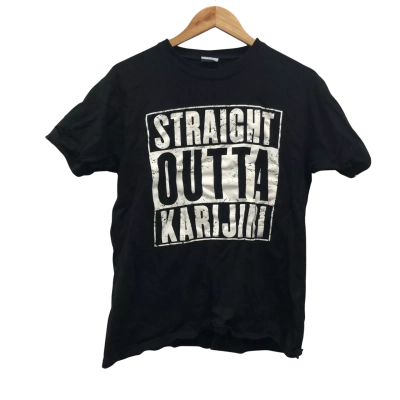 Straight Outta Karajini Mens  Size S Short Sleeve T-shirt Black  