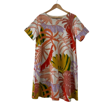 Gorman Women's  Size 12 Bananarama Jersey Swing Cotton Dress  