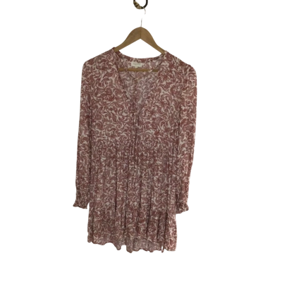 Auguste The Label Womens  Size S Maroon / Pattern / White 