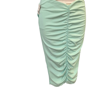 Glamazon Womens  Size 10 High Waist Skirt / Midi Skirt Blue 