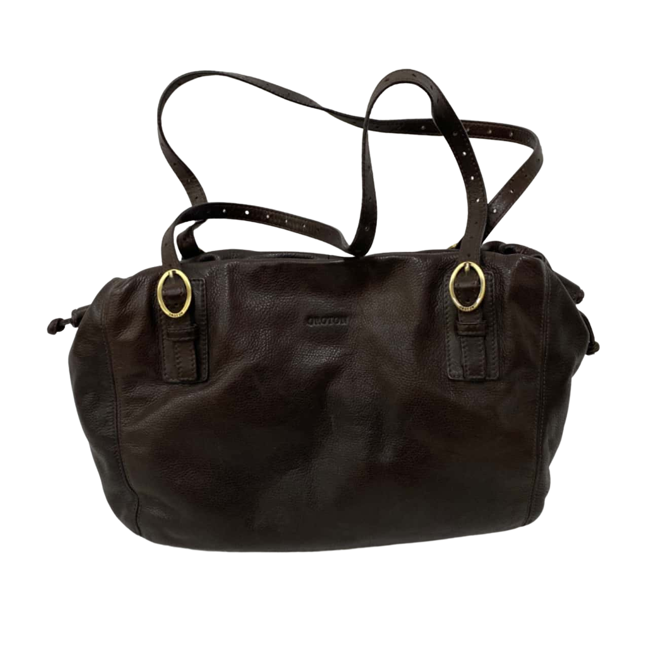 Oroton Womens Brown Leather Handbag (s)