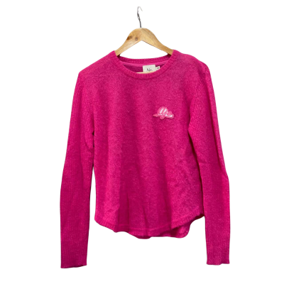 AJE Womens  Size XS Alpaca-blend Jumper Pink  